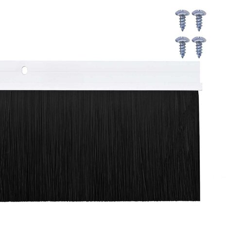 Deurborstel 6 pcs Wit 100 cm 6