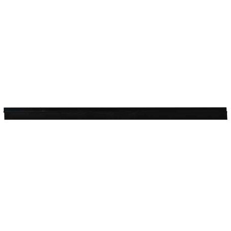 Zelfklevende Deurborstels 6 pcs Zwart 100 cm Aluminium Legering 2