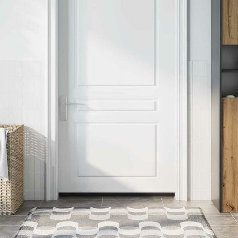 Deurborstel 6 pcs Zwart 100 cm 1