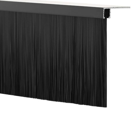 Deurborstel 6 pcs Zwart 100 cm 9