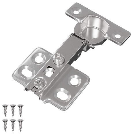 Scharnier 12 pcs Nikkel 85 x 52,5 x 9,5 mm IJzer 2