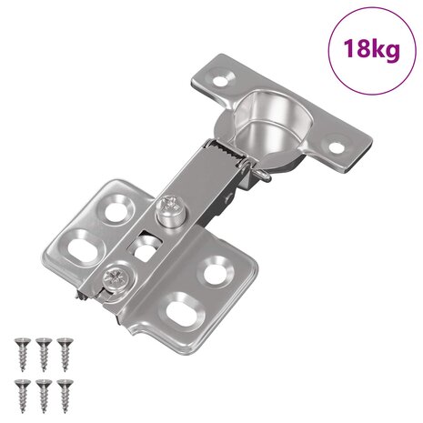 Scharnier 257 pcs Nikkel 85 x 52,5 x 9,5 mm IJzer 2