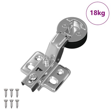 Scharnier 123 pcs Zilver 35 mm IJzer 3