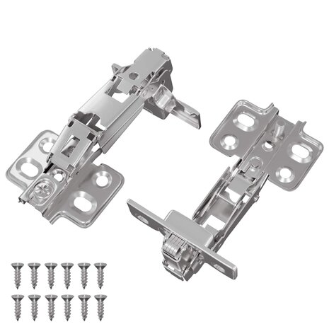 Scharnier 2 pcs Nikkel 139 x 64,1 x 10 mm IJzer 2