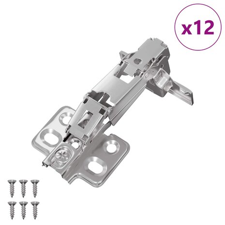 Scharnier 12 pcs Nikkel 139 x 64,1 x 10 mm IJzer 2