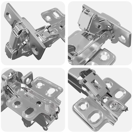 Scharnier 12 pcs Nikkel 139 x 64,1 x 10 mm IJzer 7