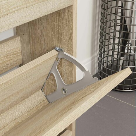 Flip lade scharnier 12 pcs Zilver 235 x 155 x 30 mm IJzer 3