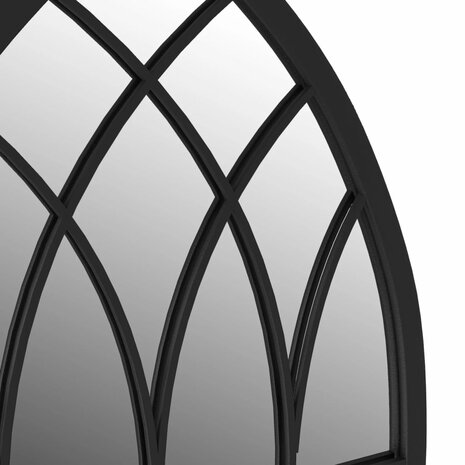 Spiegel 100x45 cm ijzer zwart 5