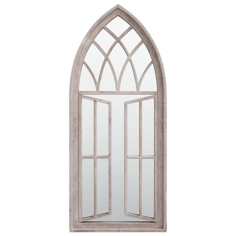 Spiegel 70x30 cm ijzer zandkleurig 2