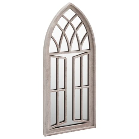 Spiegel 70x30 cm ijzer zandkleurig 3