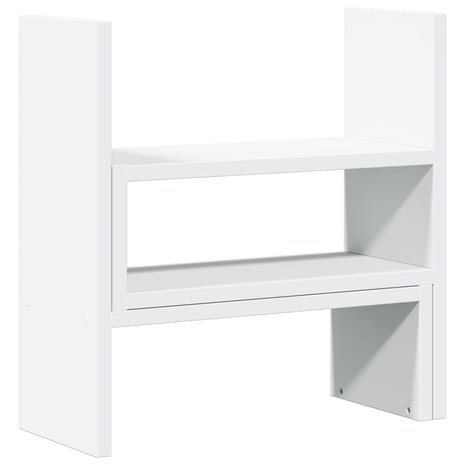 Bureau organiser 40x17x41 cm bewerkt hout wit 6