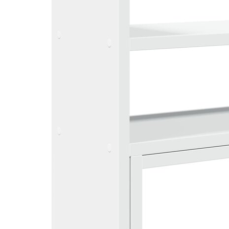 Bureau organiser 40x17x41 cm bewerkt hout wit 8