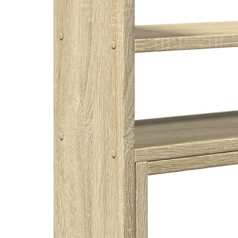 Bureau organiser 40x17x41 cm bewerkt hout sonoma eikenkleurig 8