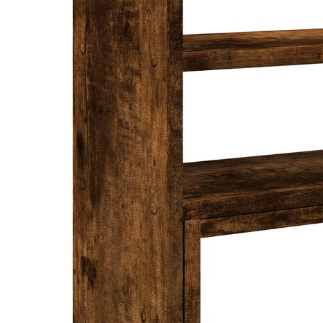 Bureau organiser 40x17x41 cm bewerkt hout gerookt eikenkleur 8