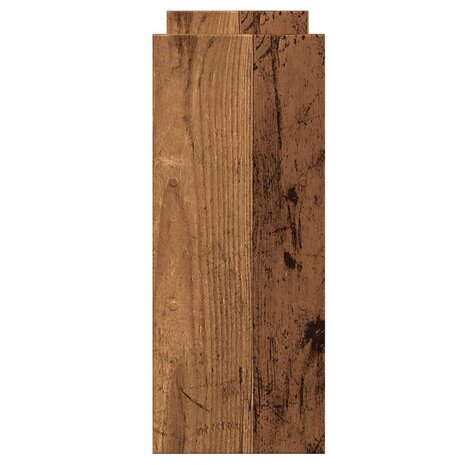 Bureau organiser 40x17x41 cm bewerkt hout oud houtkleurig 5