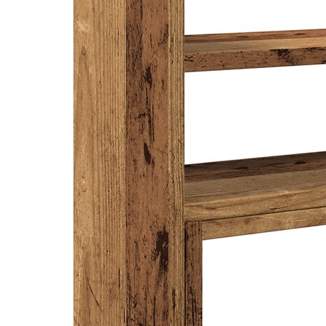 Bureau organiser 40x17x41 cm bewerkt hout oud houtkleurig 8