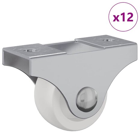 Zwenkwiel 12 pcs Wit 42 x 11,5 x 29 mm IJzer 2