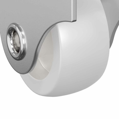 Zwenkwiel 12 pcs Wit 42 x 11,5 x 29 mm IJzer 8