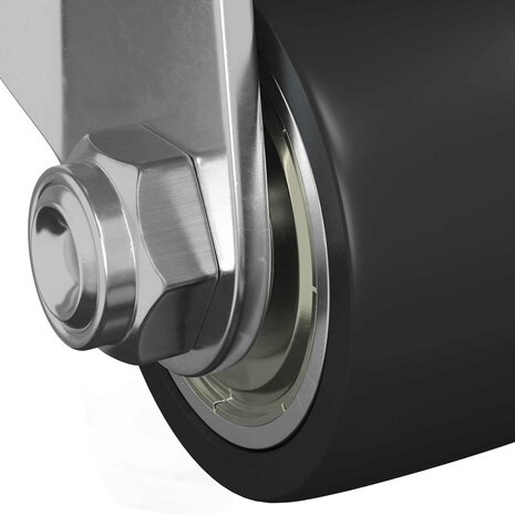 Zwenkwiel 2 pcs Zilver 44,1 x 44,1 x 1,95 mm Nylon 8