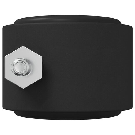 Wielen 2 pcs Zwart 40,1 x 37,8 mm PP en IJzer 6