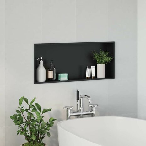 DouchenisZwart 75 x 30 x 9,5 cm Roestvrij staal 4