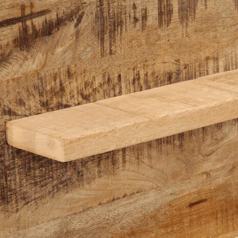 Spiegel met schappen 80x8x55 cm glas en massief mangohout 5