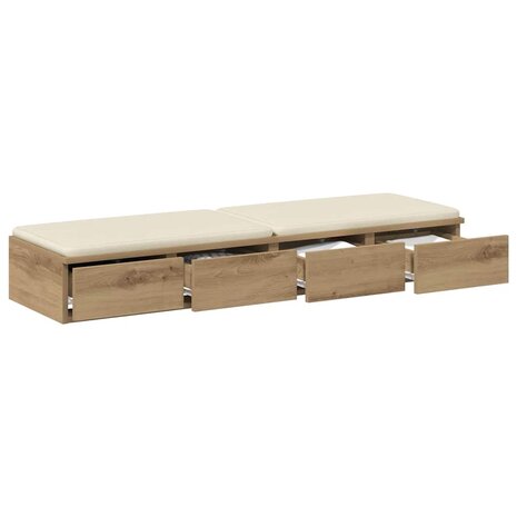 Bedlades Artisan Eiken 120 x 36,5 x 16,5 cm Bewerkt hout 3