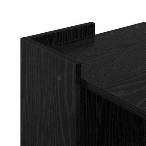 Kattenbakkast Zwart Eiken 42 x 42 x 51 cm Bewerkt hout 8
