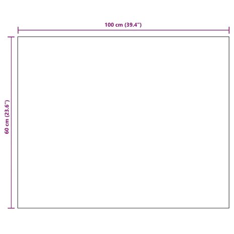 Spiegel frameloos 100x60 cm glas 7