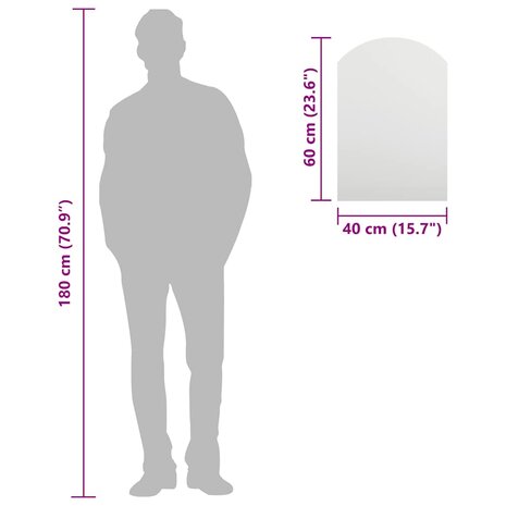 Spiegel 60x40 cm glas 7