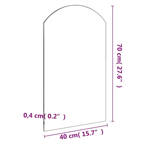 Spiegel 70x40 cm glas 6