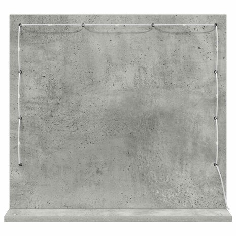 Make-up spiegel Rechthoekig Beton Grijs 60 x 55 x 18 cm 6