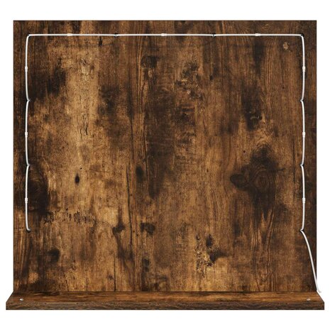 Make-up spiegel Rechthoekig Gerookt eiken 60 x 55 x 18 cm 6