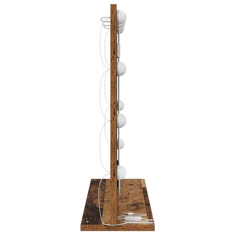 Make-up spiegel Rechthoekig met spiegel Oudhout 60 x 55 x 18 cm 5