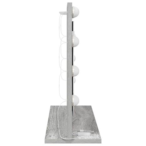 Make-up spiegel Rechthoekig Grijs Sonoma 60 x 45 x 18 cm 5