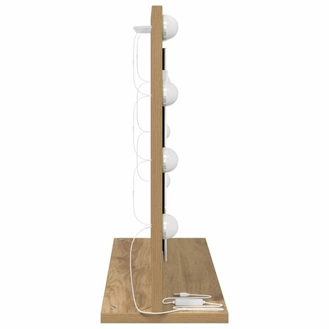 Make-up spiegel Rechthoekig Artisan Eiken 60 x 45 x 18 cm 5