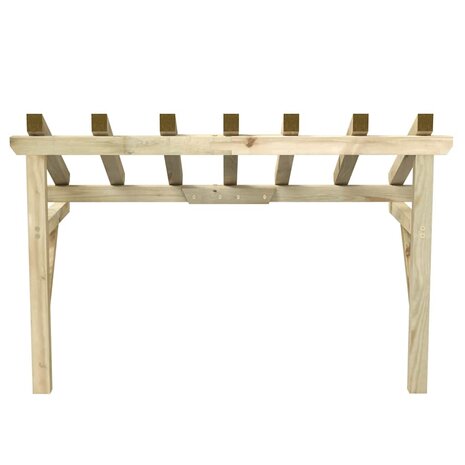 Deurluifel 200x100x100 cm massief grenenhout 5