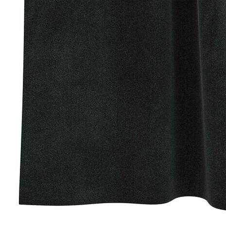 Verduisterende gordijnen 2 pcs Zwart 140 x 260 cm Fluweel 6
