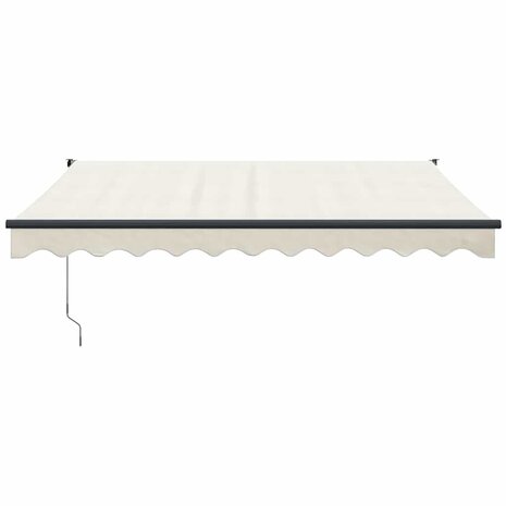 Luifel automatisch uitschuifbaar 3x2,5 m cr&egrave;mekleurig 3