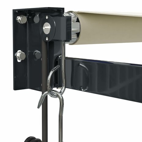 Luifel automatisch uitschuifbaar 3x2,5 m cr&egrave;mekleurig 7