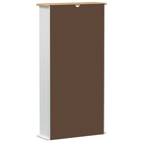 CD kast Wit 52 x 17.5 x 103 cm Massief grenenhout 6