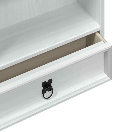 CD kast Wit 52 x 17.5 x 103 cm Massief grenenhout 7
