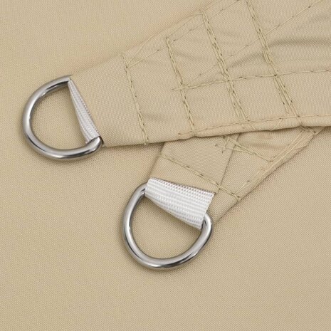 Zonnescherm vierkant 2x2 m oxford stof beige 6
