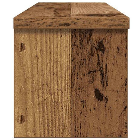 Keukenrekken stapelbaar 2 st 50x15x16 cm oud houtkleurig 5