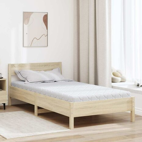 Matras Wit 100 x 200 cm Jacquard stof 1