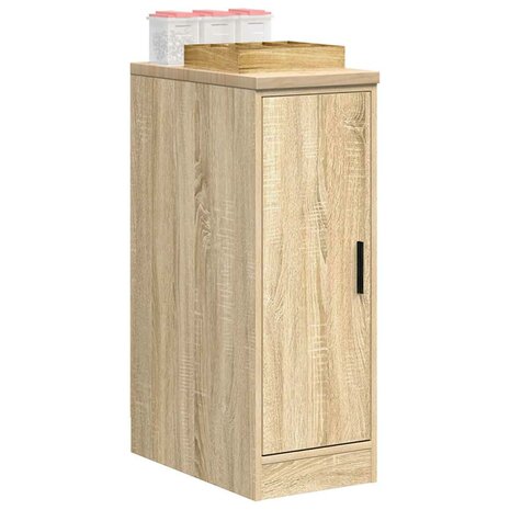 Garagekast 30x51x85 cm massief grenenhout sonoma eikenkleurig 1