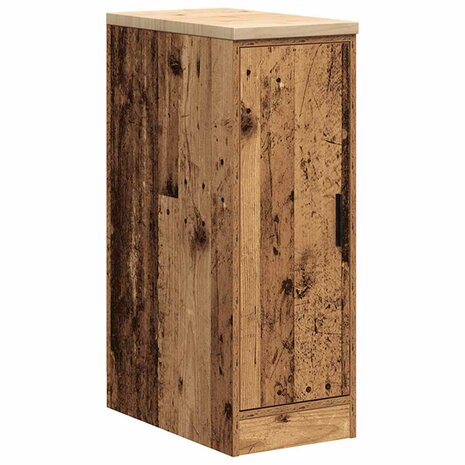 Garagekast 30x51x85 cm massief grenenhout oud hout 2