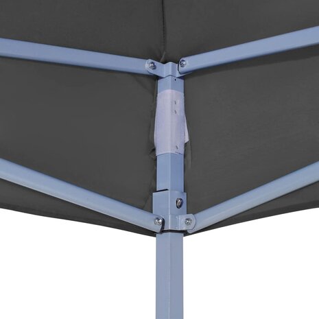 Partytentdak 270 g/m&sup2; 4,5x3 m antracietkleurig 6
