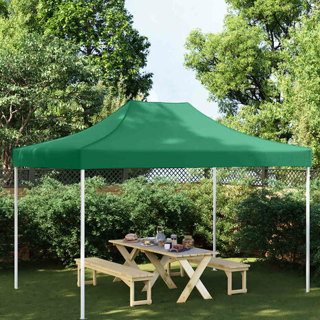 Partytentdak 270 g/m&sup2; 4,5x3 m groen 1