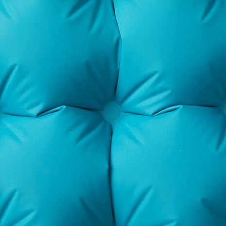 Kampeermatras met kussen zelfopblazend 1-persoons blauw 3